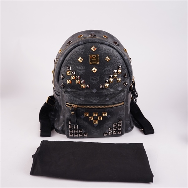 Balo MCM đen (A-T) KG+