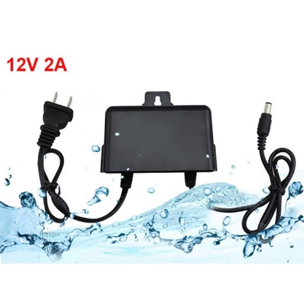 Nguồn camera 12V-2A có móc treo chống nước