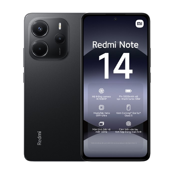 ĐIỆN THOẠI XIAOMI REDMI NOTE 14 8GB/128GB