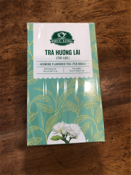 Trà hương lài Phúc Long 25 gói x 2g フックロン ジャスミン茶