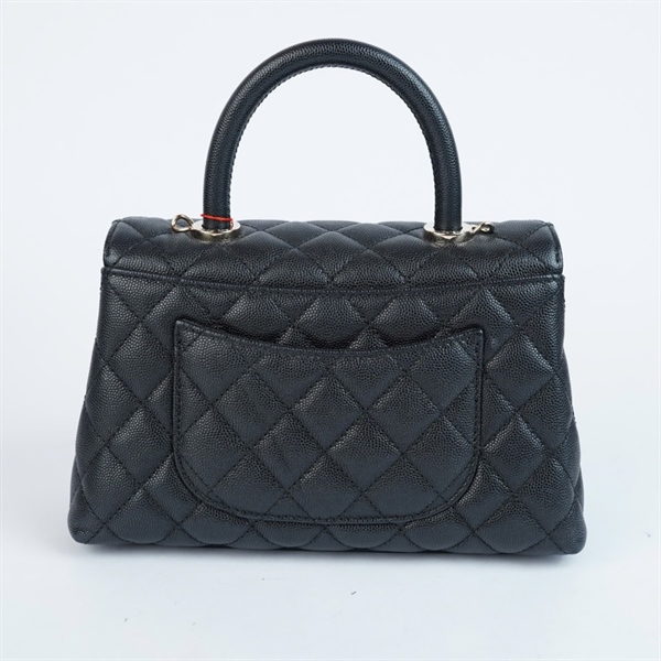 Túi Chanel Coco Handle đen (U9CXLU21) sz24 (BQ) KG+