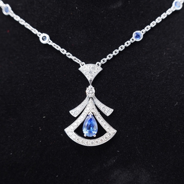 Dây chuyền Bvlgari đính đá (283883) (BQ) KG+