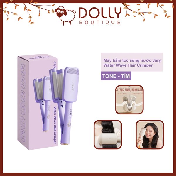 MÁY BẤM TÓC SÓNG NƯỚC JARY WATER WAVE HAIR CRIMPER - Tím
