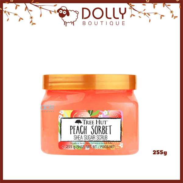 Tẩy Tế Bào Chết Body Tree Hut Shea Sugar Peach Sorbet 255g