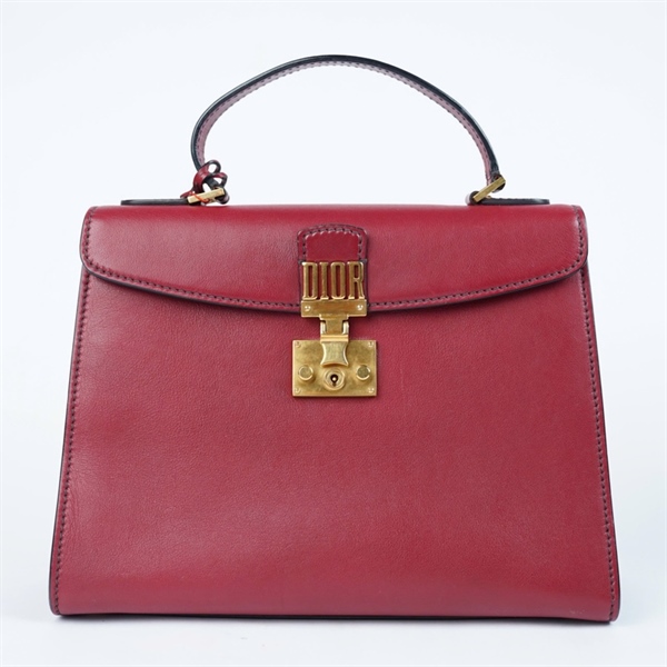 Túi Dior Handle đỏ (01RU0177) sz30 (HN) KG+