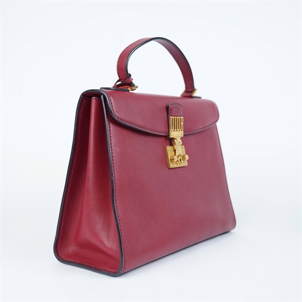 Túi Dior Handle đỏ (01RU0177) sz30 (HN) KG+