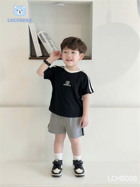 Set thun cotton sọc