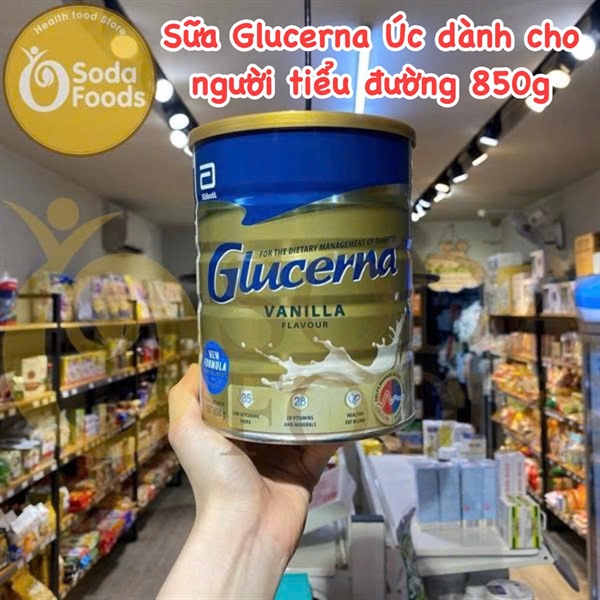 Sữa Glucerna Úc dành cho người tiểu đường 850g