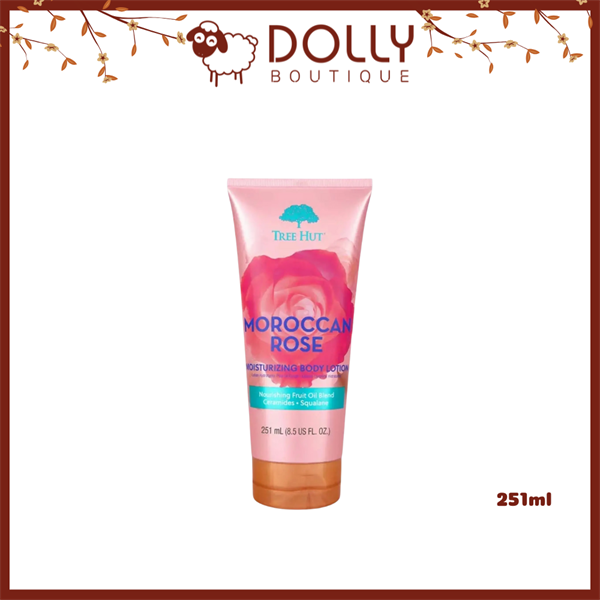 Sữa Dưỡng Thể Tree Hut Moroccan Rose Moisturizing Body Lotion 251ml