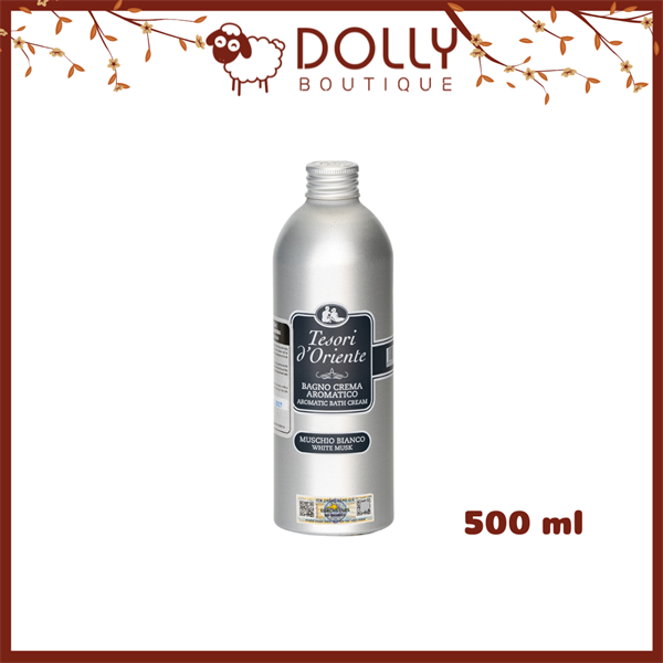 Sữa Tắm Nước Hoa Tesori D'Oriente White Musk Aromatic Bath Cream (Hương Xạ Hương) 500ml