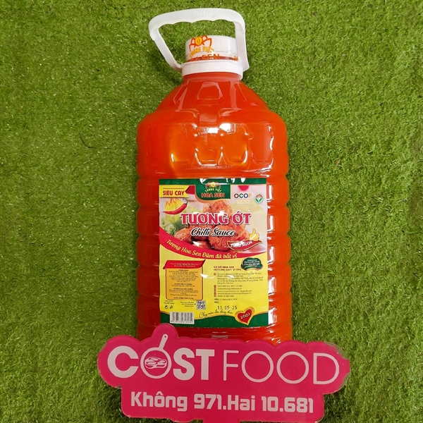 Tương ớt Hoa Sen bình 4.3Kg TH4