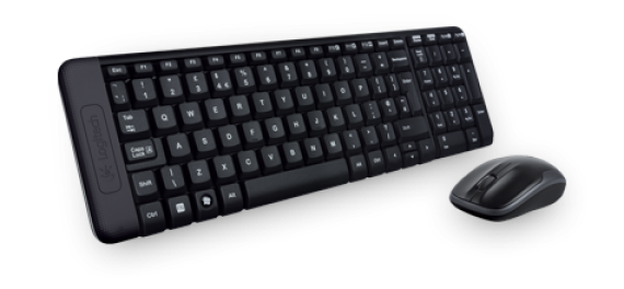 Bộ bàn phím chuột không dây Logitech (Wireless, DPI 1000) và dịch vụ lắp đặt - Bảo hành 12 tháng