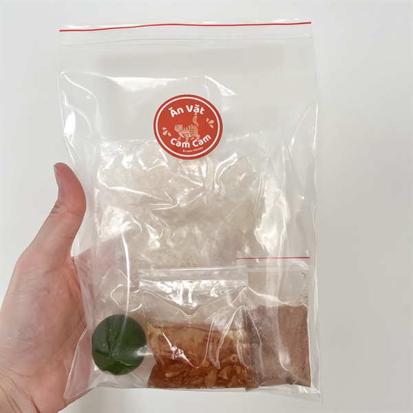 BÁNH TRÁNG MUỐI TÔM CAY TỎI PHI