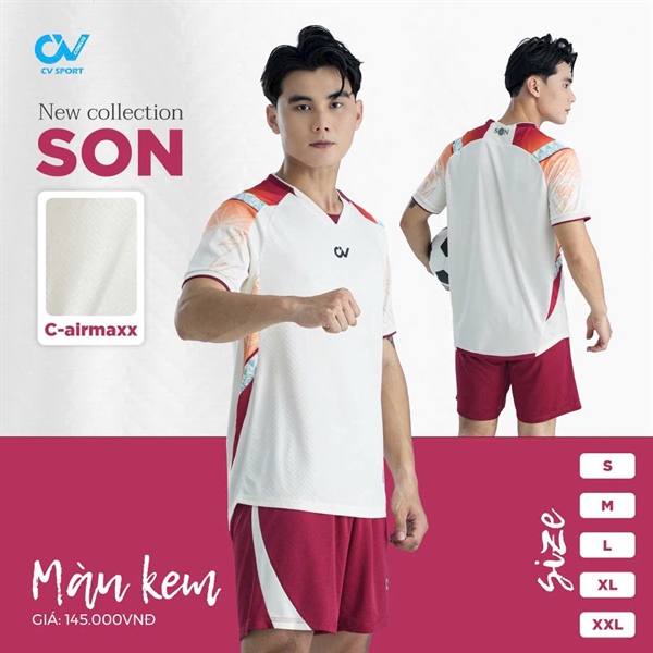 Bộ bóng đá CV SON - Kem