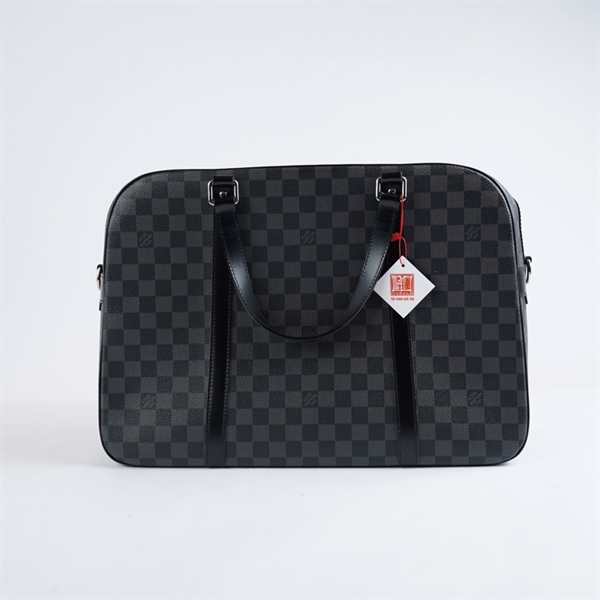 Túi LV cặp táp ô vuông xanh đen (BA3088) sz43 (BMC)+