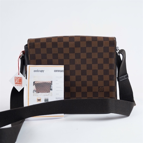 Túi LV đeo chéo ô vuông nâu (CA0117) sz24 KG+