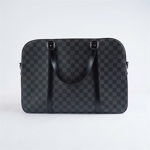 Túi LV cặp táp ô vuông xanh đen (BA3088) sz43 (BMC)+