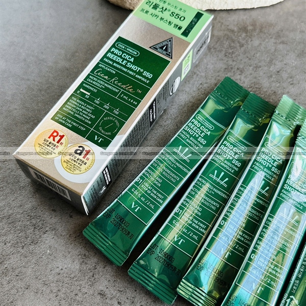 VT Pro Cica Riddle Shot S50 Facial Boosting First Ampoule 2ml*6ea (100k)