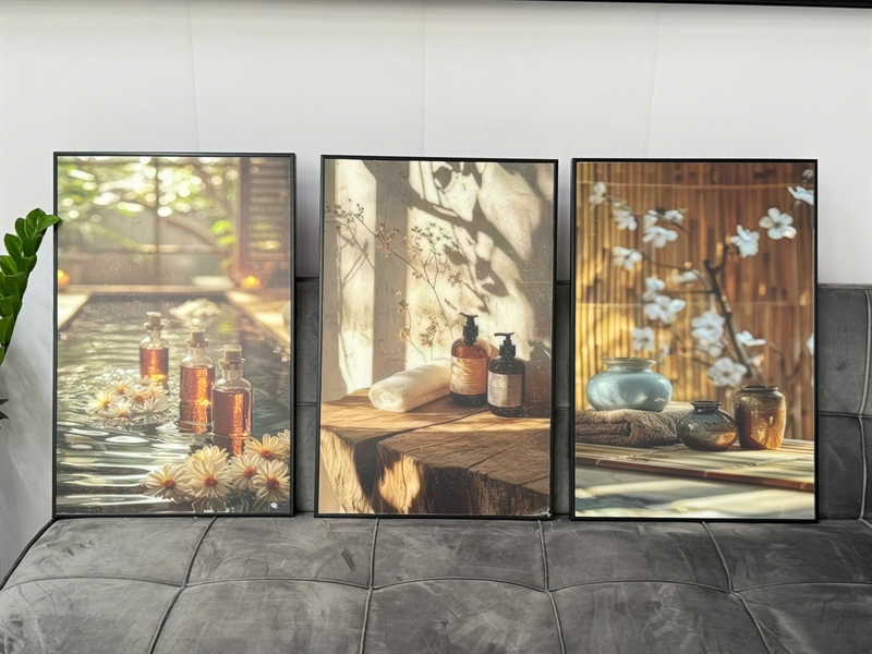 BỘ 3 TRANH SPA