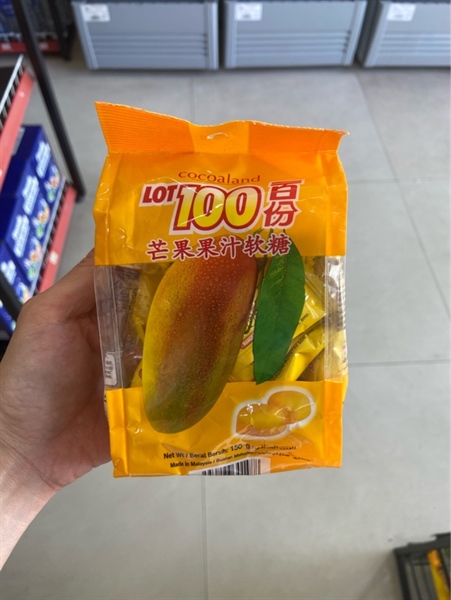 Kẹo lot 100 hương xoài gói nhỏ