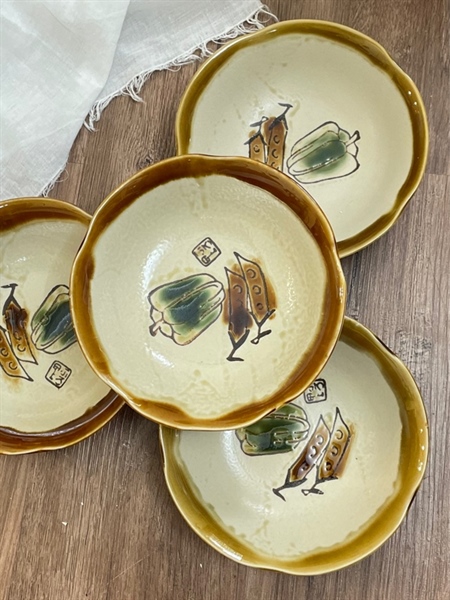 Bát nhỡ hoạ tiết quả ớt size 16x4cm