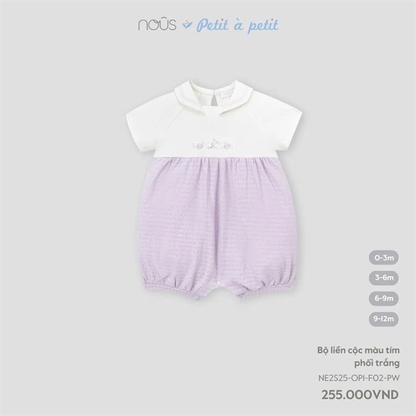 NS2500 - 3M/12M Bộ liền cộc phối trắng