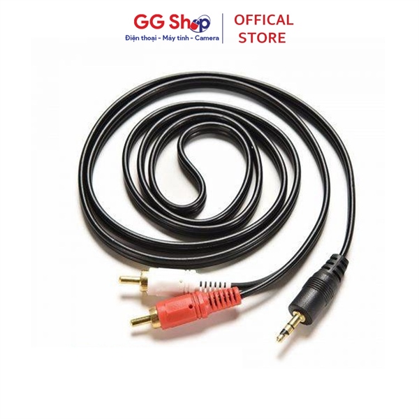 Dây Loa 1 Đầu 3.5 Ra 2 Đầu AV 1.5M Dây AV 1-2
