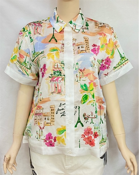 L5DA3599 - ÁO SƠ MI KARL HOẠ TIẾT