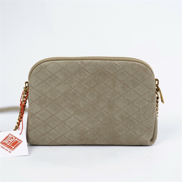 Túi YSL đeo chéo xám sz18 KG+