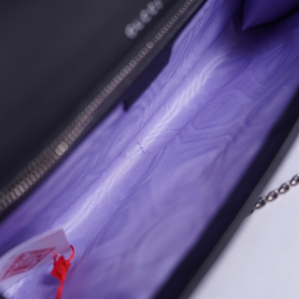 Túi GG Dionysus đen lòng tím (D040053907) sz27 KG+