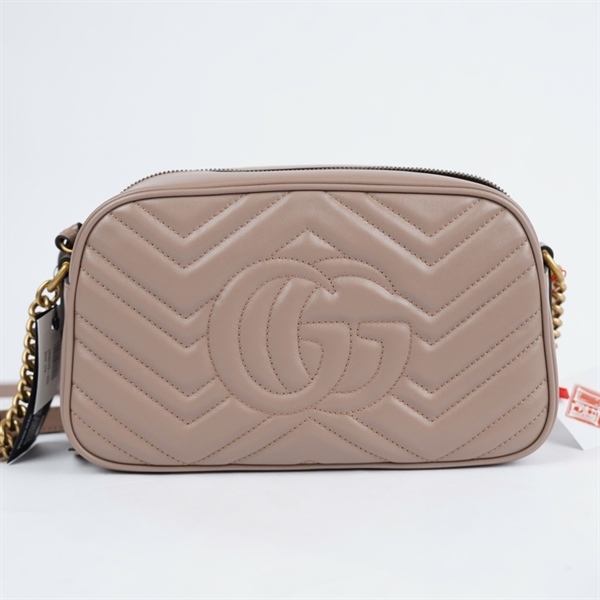 Túi GG Marmont Camera nâu (I038636447-447632-486628) sz23 KG+