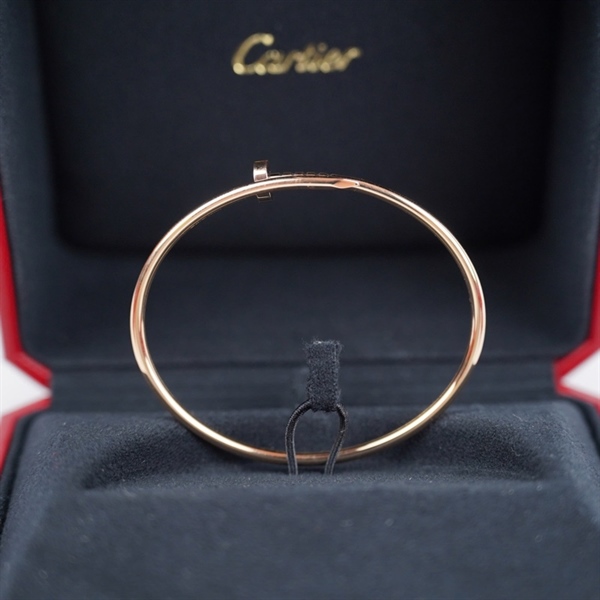 Vòng tay Cartier đinh vàng hồng (668DEK) sz17 KG+