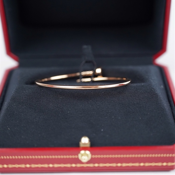 Vòng tay Cartier đinh vàng hồng (668DEK) sz17 KG+