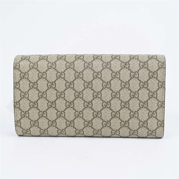 Túi GG Dionysus xám viền nâu 2 strap (D039385285) sz25