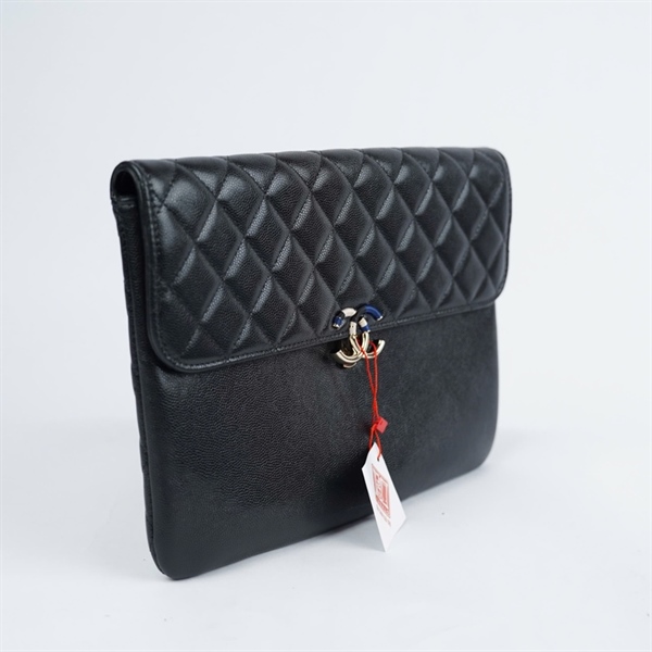 Túi Chanel Clutch đen (311358888) sz27 +
