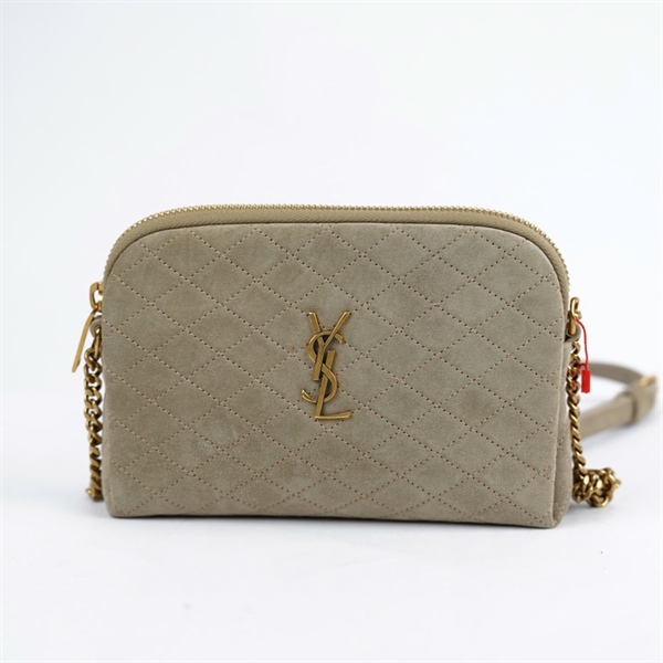 Túi YSL đeo chéo xám sz18 KG+