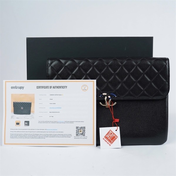 Túi Chanel Clutch đen (311358888) sz27 +