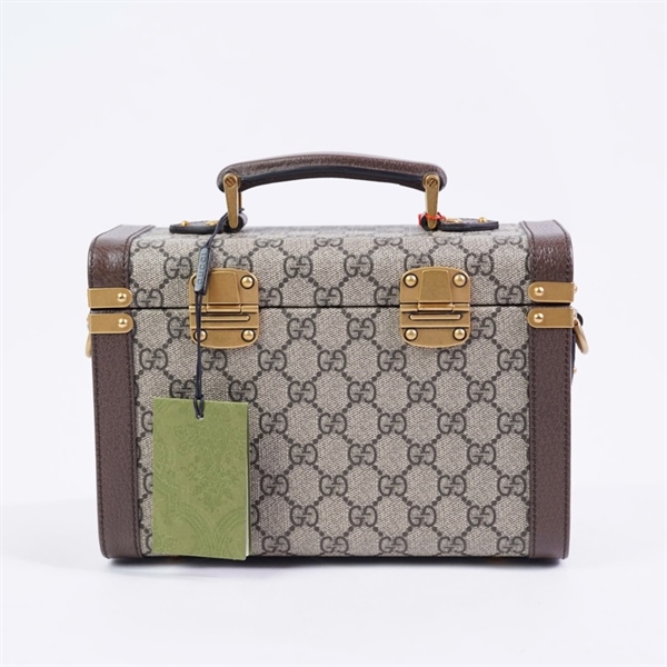 Túi GG Trunk xám kèm 2 chìa (698809-498879) sz24 KG+