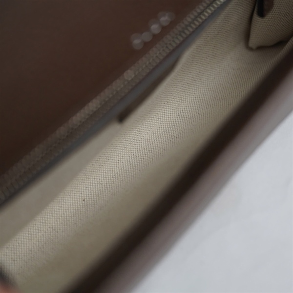 Túi GG Dionysus xám viền nâu 2 strap (D039385285) sz25