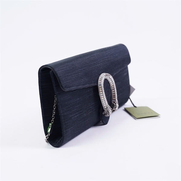 Túi GG Dionysus đen lòng tím (D040053907) sz27 KG+