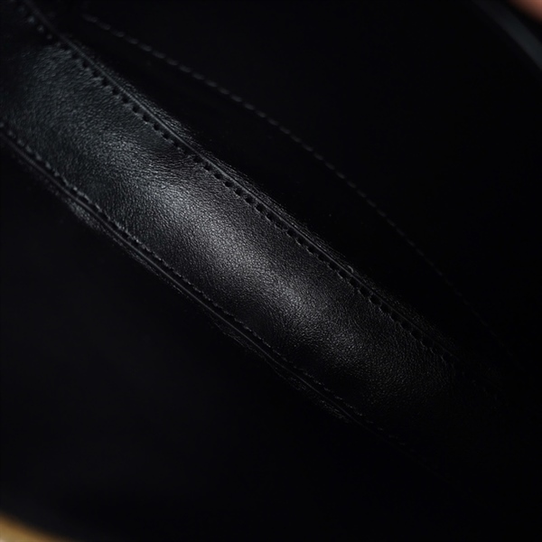 Túi Bottega kẹp nách đen sz15 (miệng túi sz24) KG+