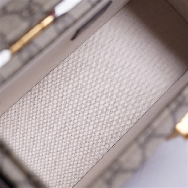 Túi GG Trunk xám kèm 2 chìa (698809-498879) sz24 KG+