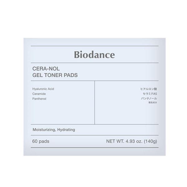 BIODANCE Cera-Nol Gel Toner Pads - Xanh dương