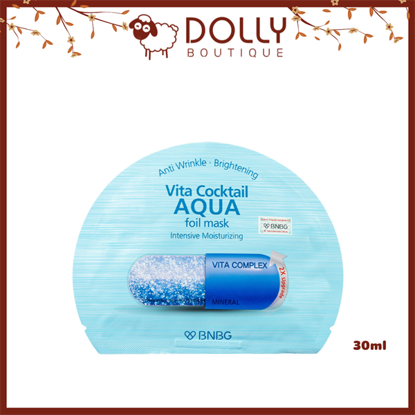 Mặt Nạ Giấy BNBG Vita Cocktail Aqua Foil Mask 30ml