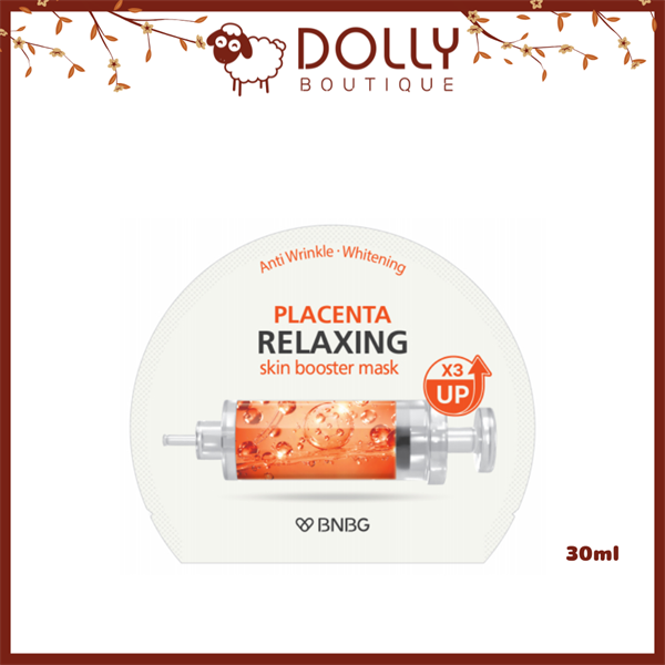 Mặt Nạ Giấy BNBG Placenta Relaxing Skin Booster Mask 30ml