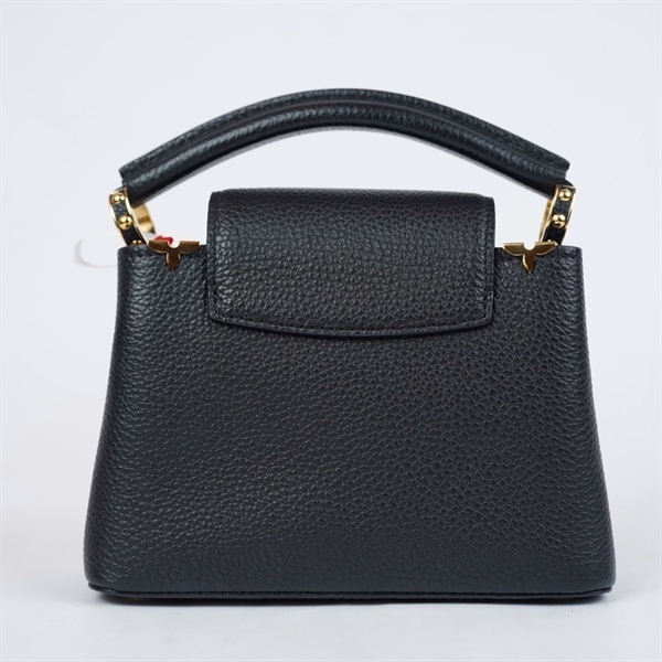 Túi LV Capu đen sz20 (A-T) KG+