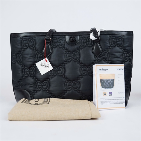 Túi GG Tote đen (631685-498879) sz37 (A-T) KG+