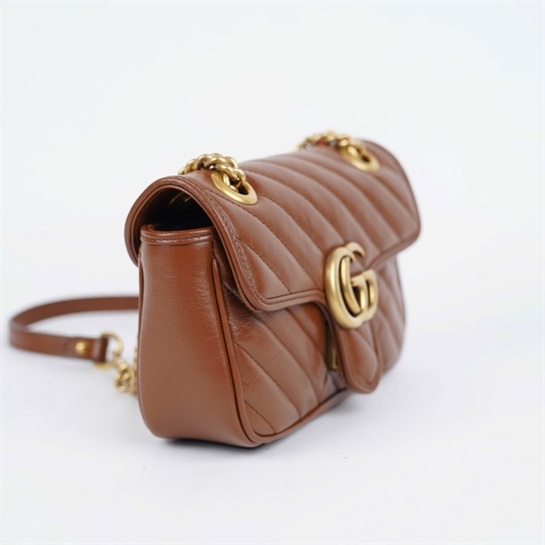 Túi GG Marmont nâu (D038815498) sz20 (BMC)+