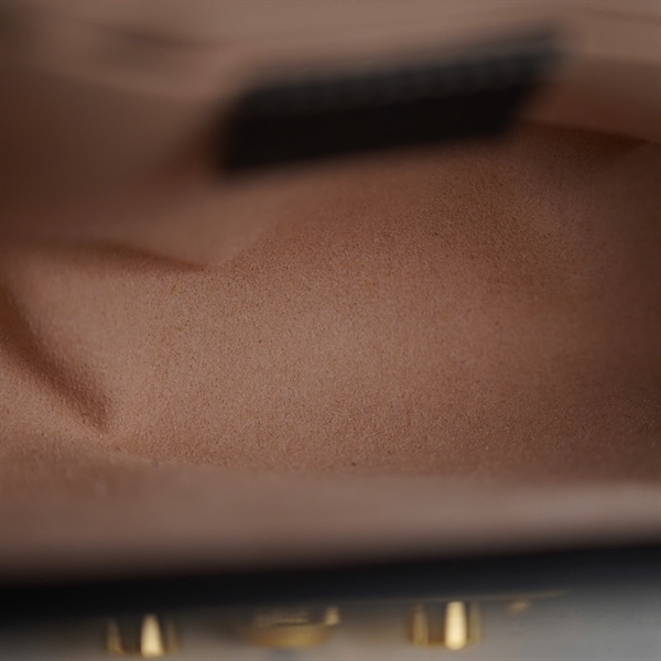 Túi GG Padlock xám kèm 2 chìa (409487-562600) sz20 (BMC)+