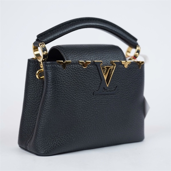 Túi LV Capu đen sz20 (A-T) KG+